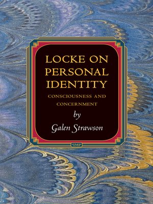 cover image of Locke on Personal Identity